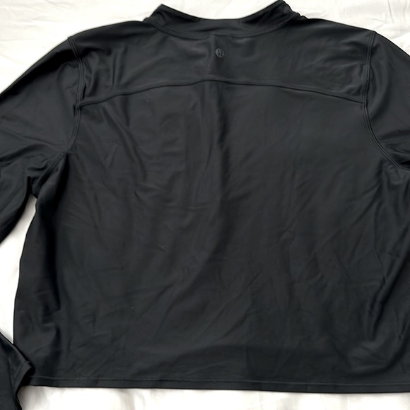 Lululemon crop zip long sleeve running top NEW - Picture 3 of 5